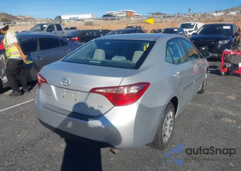 2018 Toyota Corolla Le from USA, damaged, VIN 5YFBURHE2JP840192